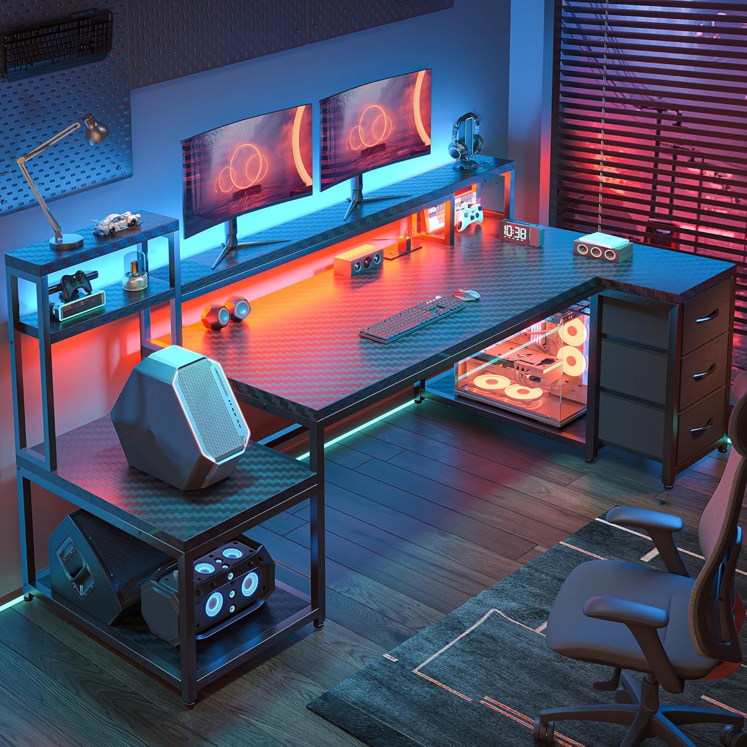 Gaming Desk With Hutch - 71