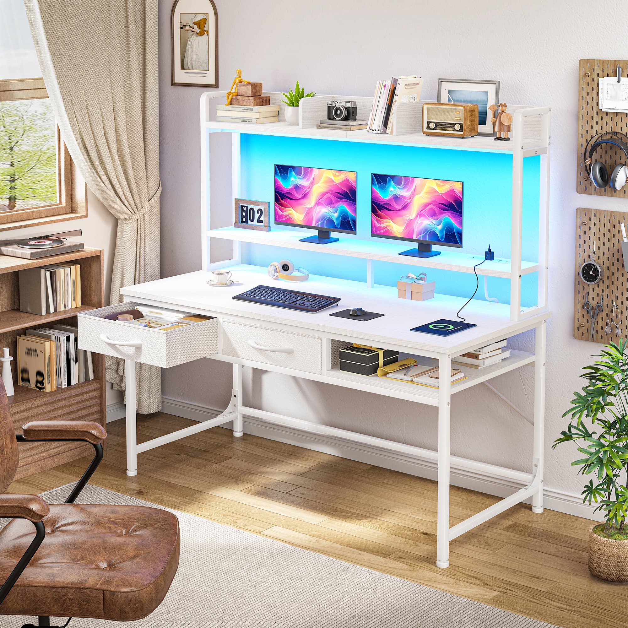 Gaming Desk With Hutch - 39.4