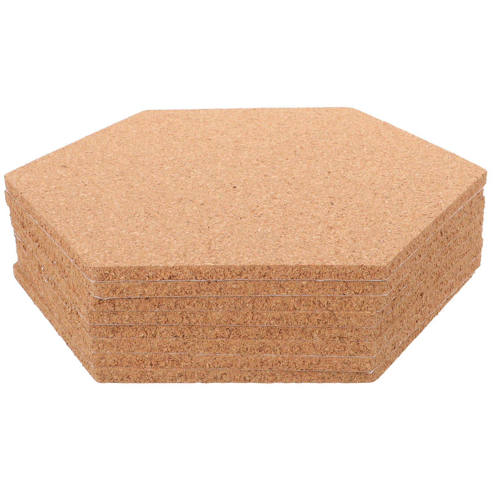 1Set Hexagon Cork Board Wall M - مراجعة Bulletin Board Cork وسعره