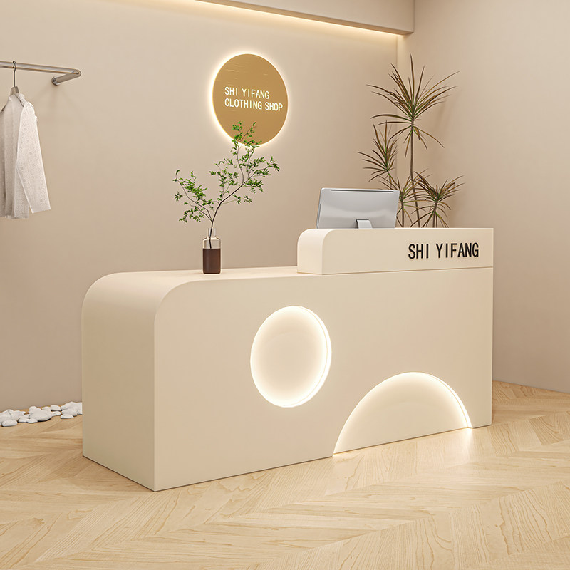 French Cream Style Cashier Des - مراجعة Office Furniture High End وسعره