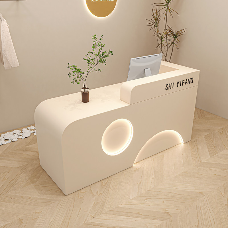 French Cream Style Cashier Des - مراجعة Office Furniture High End وسعره