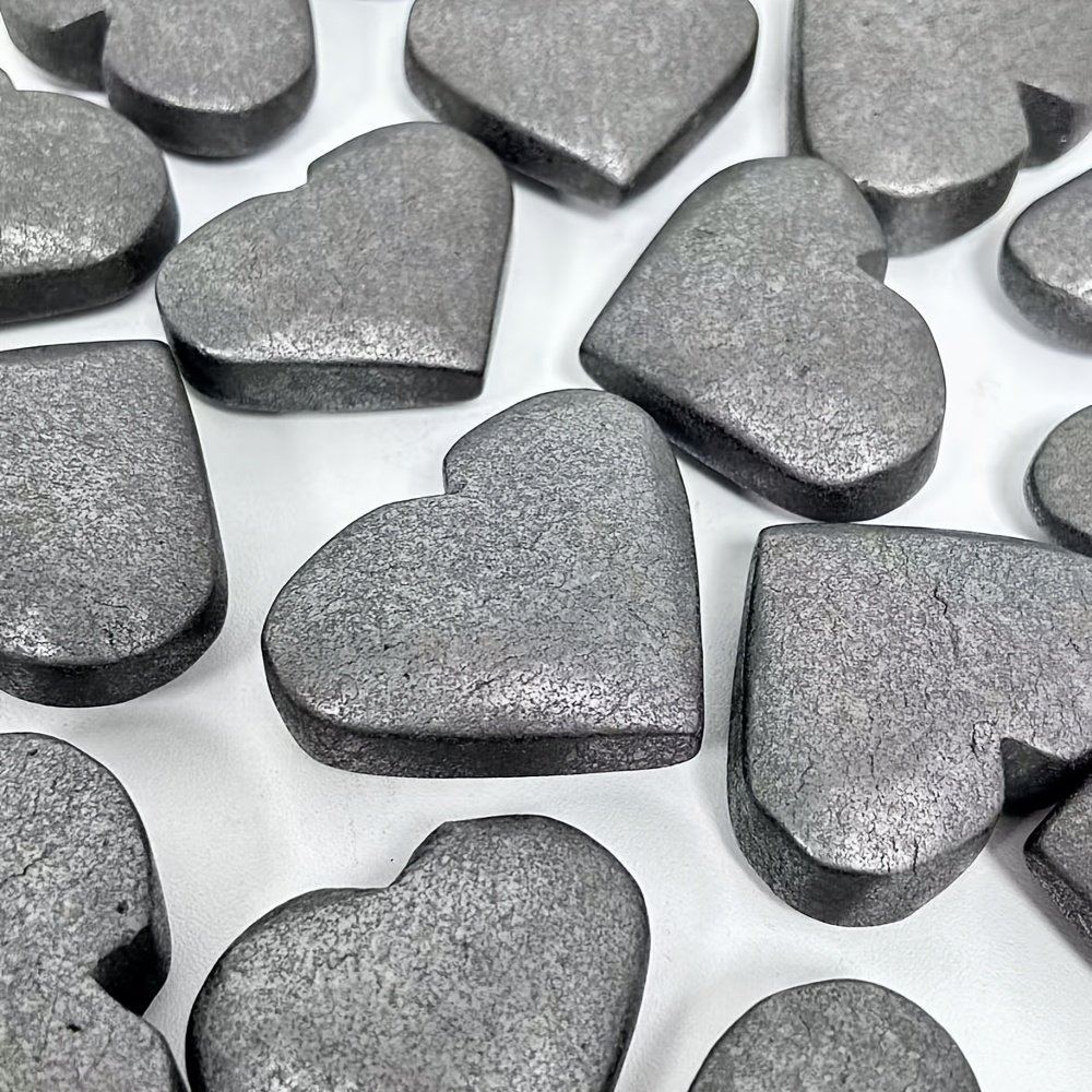1pc Natural Shungite Heart Raw - مراجعة Office Furniture In China وسعره