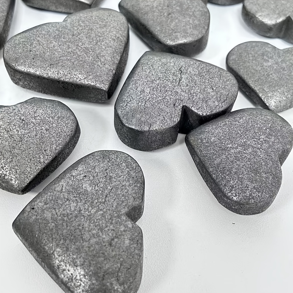 1pc Natural Shungite Heart Raw - مراجعة Office Furniture In China وسعره