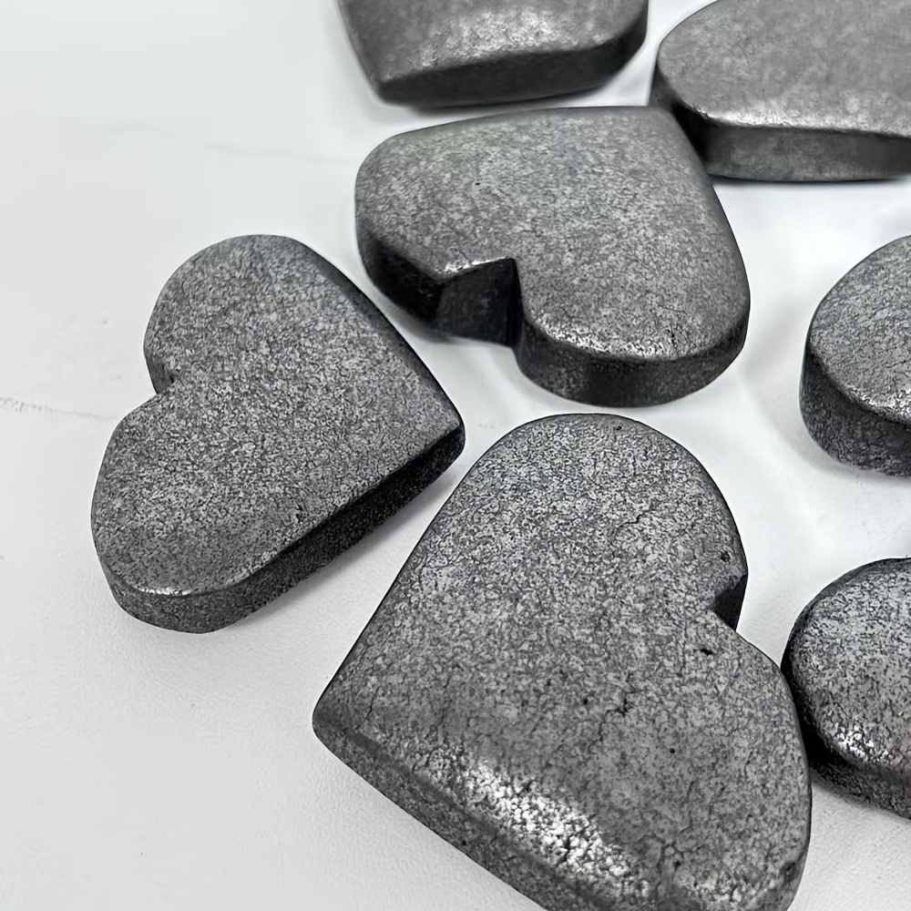 1pc Natural Shungite Heart Raw - مراجعة Office Furniture In China وسعره
