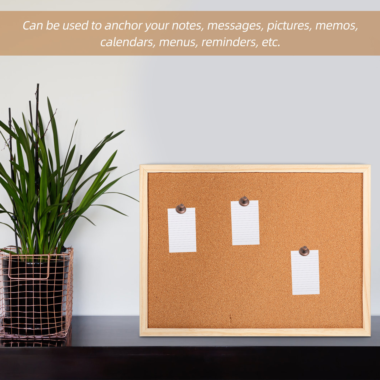 1Set Exquisite Wood Trim Cork  - مراجعة Bulletin Board Cork وسعره