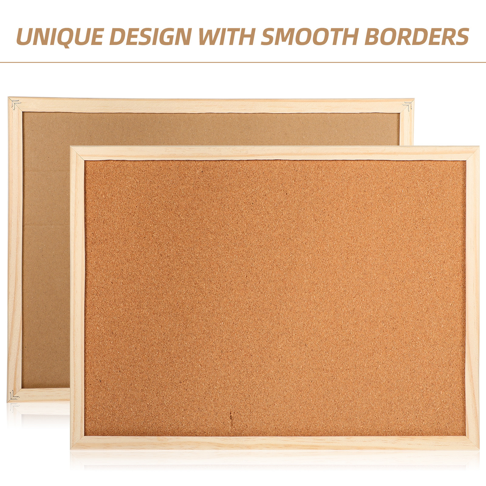 1Set Exquisite Wood Trim Cork  - مراجعة Bulletin Board Cork وسعره
