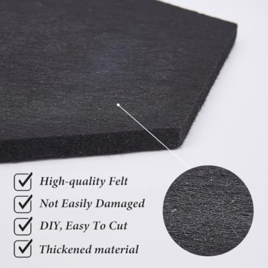16Pcs 4 Colors Hexagon Felt Co - مراجعة Bulletin Board Cork وسعره