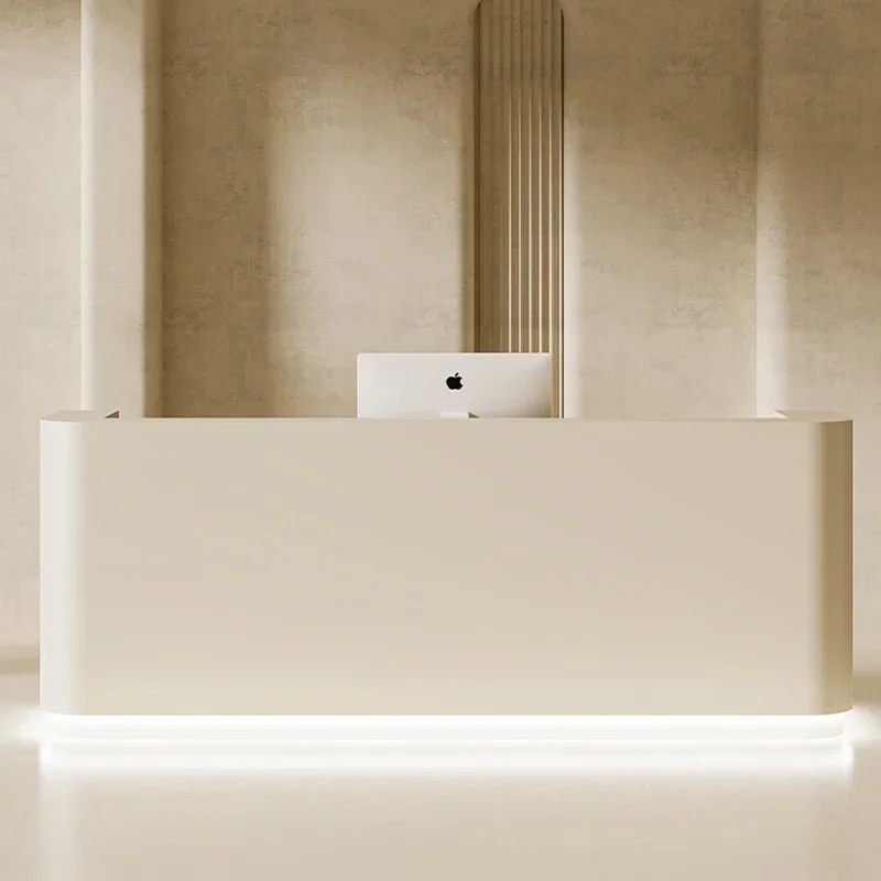 Cream Style Nordic Reception D - مراجعة Office Furniture High End وسعره