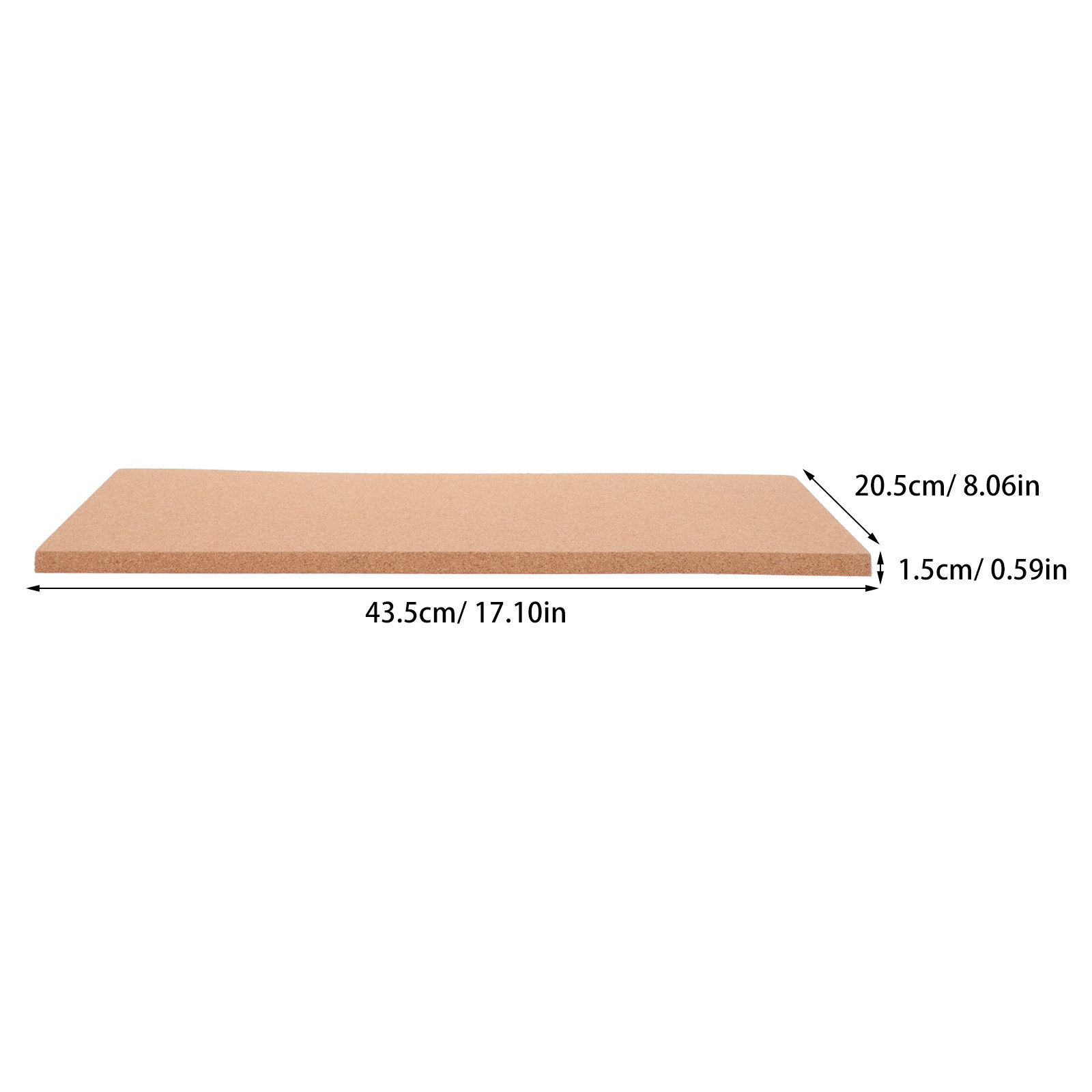 2Pcs Self-Adhesive Rectangular - مراجعة Bulletin Board Cork وسعره