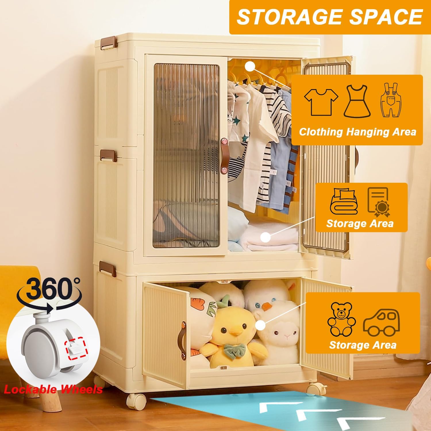 Foldable Wardrobe Cabinet with - مراجعة Office Furniture In China وسعره
