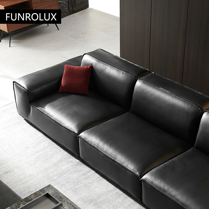 Big Black Cow Leather Sofa Off - مراجعة Office Furniture In China وسعره