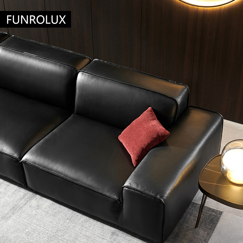 Big Black Cow Leather Sofa Off - مراجعة Office Furniture In China وسعره