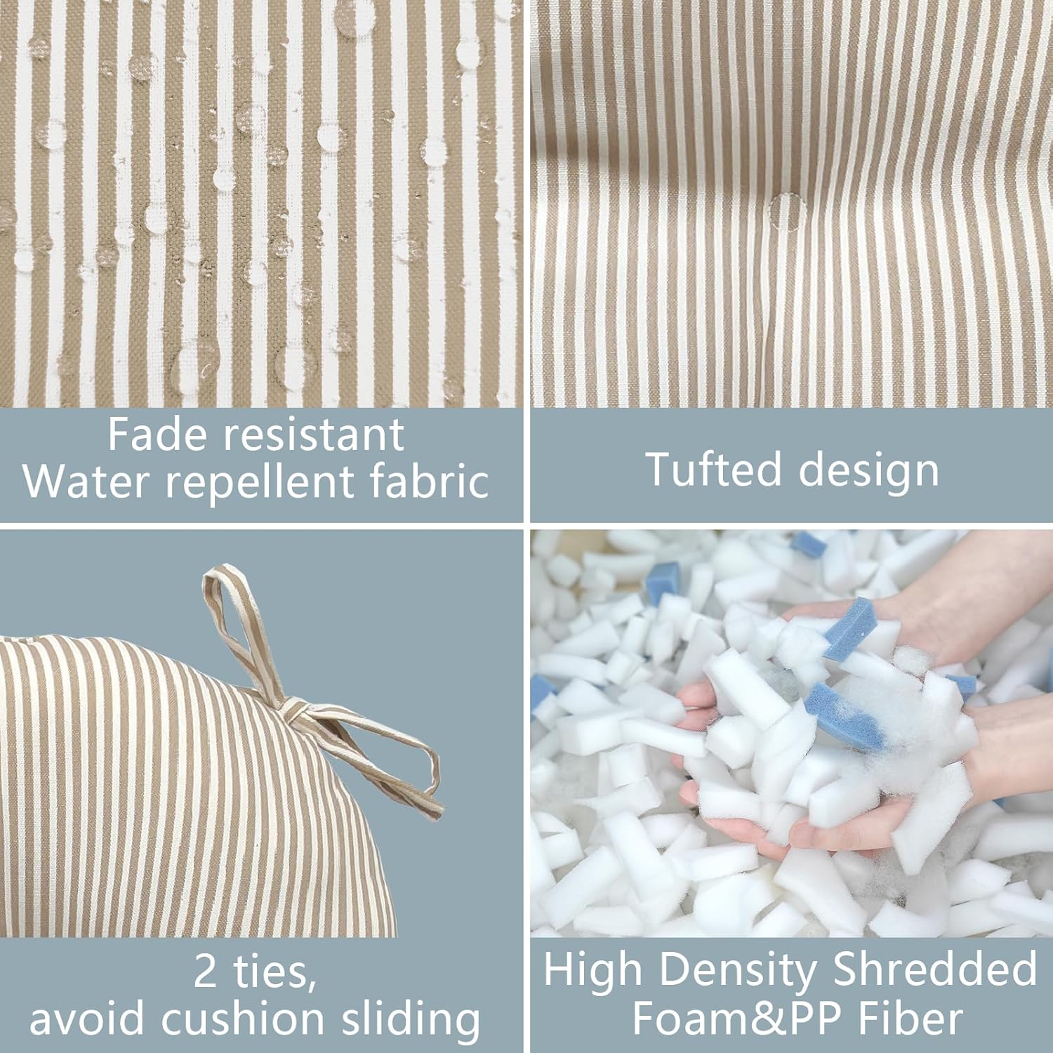 Outdoor Seat Cushions, Tufted  - مراجعة Office Furniture Images وسعره