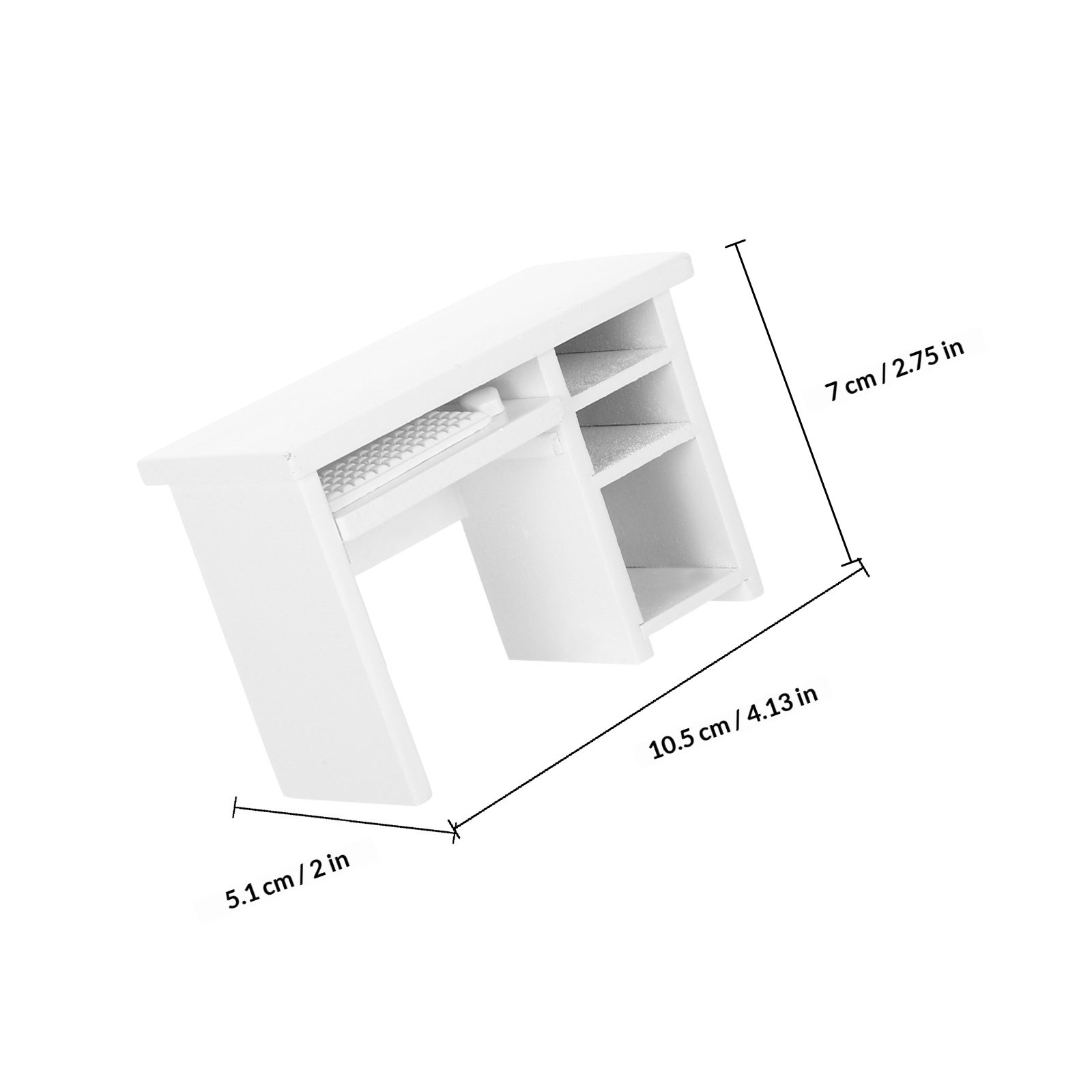 Miniature 1:12 Scale Dollhouse - مراجعة Office Furniture And Desks وسعره