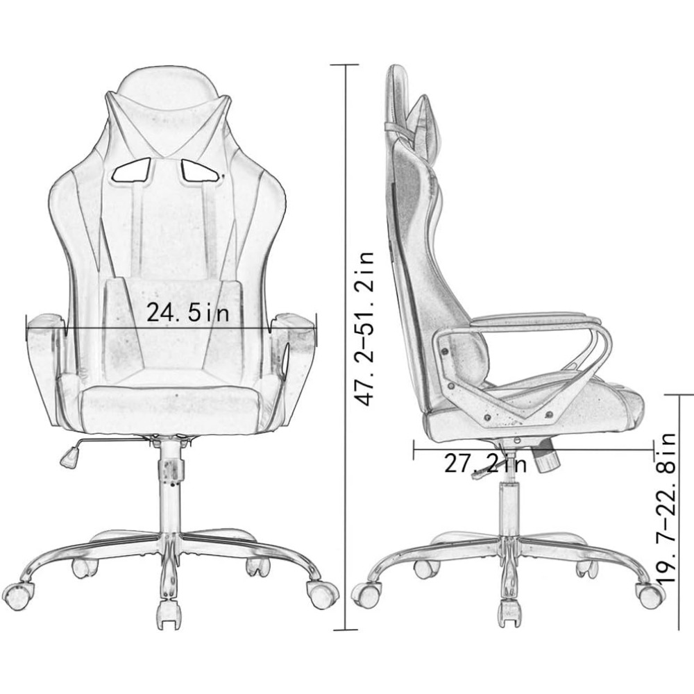 BestOffice High-Back Gaming Ch - مراجعة Gaming Desk With Hutch وسعره