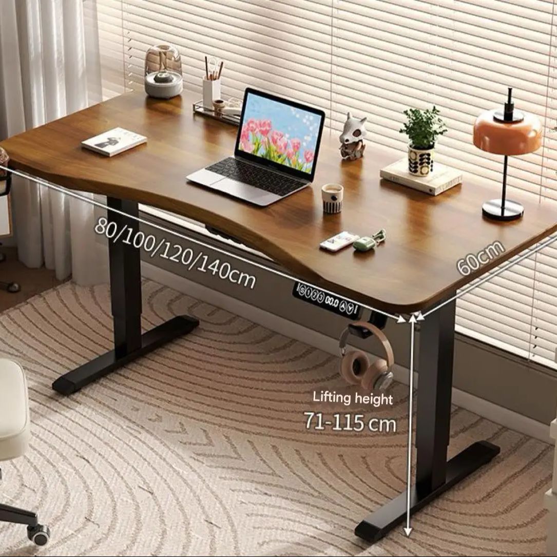 80/100/120/140cm Height Adjust - مراجعة Gaming Desk With Hutch وسعره