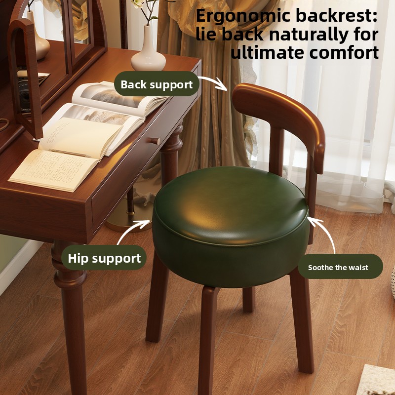 Solid wood rotating dressing c - مراجعة Office Furniture And Desks وسعره