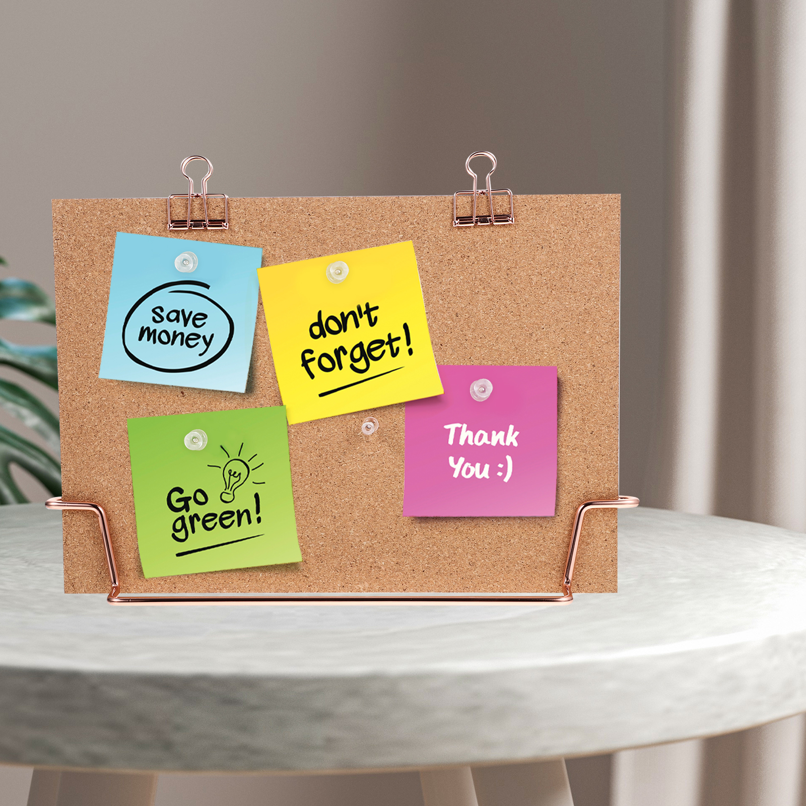 Cork Bulletin Board A4 Golden  - مراجعة Bulletin Board Cork وسعره