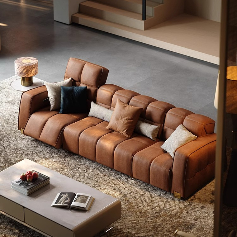 creative aesthetic Sofa Leathe - مراجعة Office Furniture In China وسعره