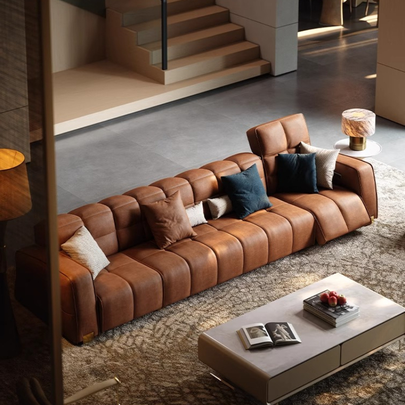 creative aesthetic Sofa Leathe - مراجعة Office Furniture In China وسعره