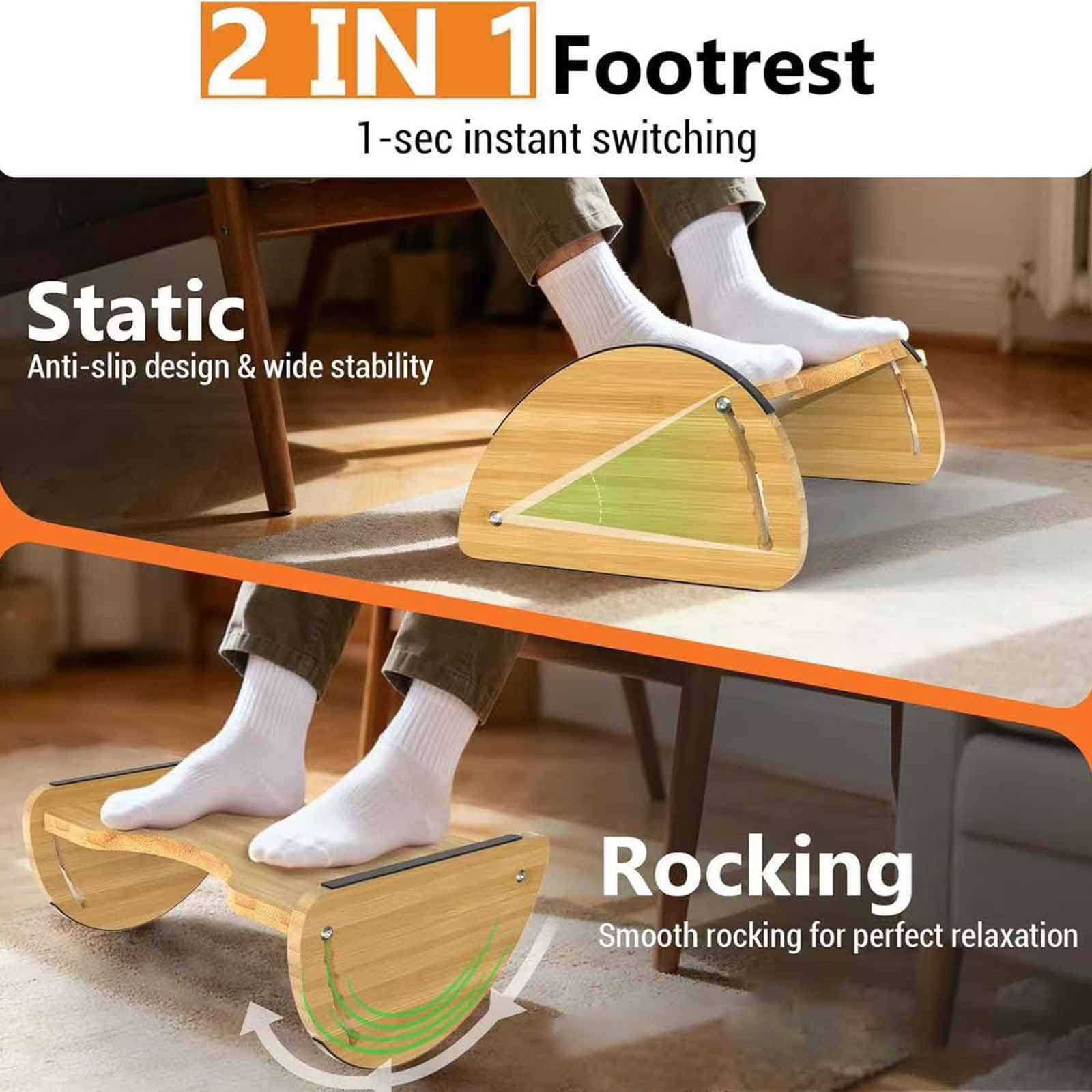 Adjustable Office Bamboo Footr - مراجعة Office Furniture In China وسعره