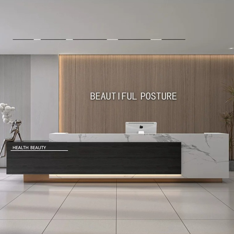 Modern Minimalist Reception De - مراجعة Office Furniture High End وسعره