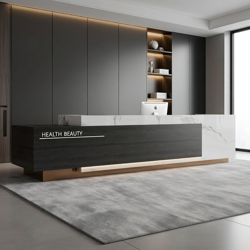 Modern Minimalist Reception De - مراجعة Office Furniture High End وسعره
