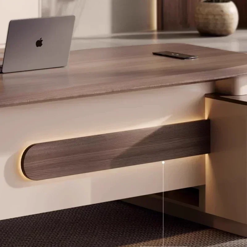 Boss Table Simple Modern Light - مراجعة Office Furniture High End وسعره