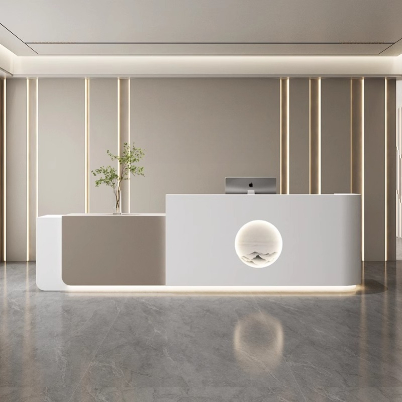 Silver Rental Reception Desks  - مراجعة Office Furniture Rental وسعره