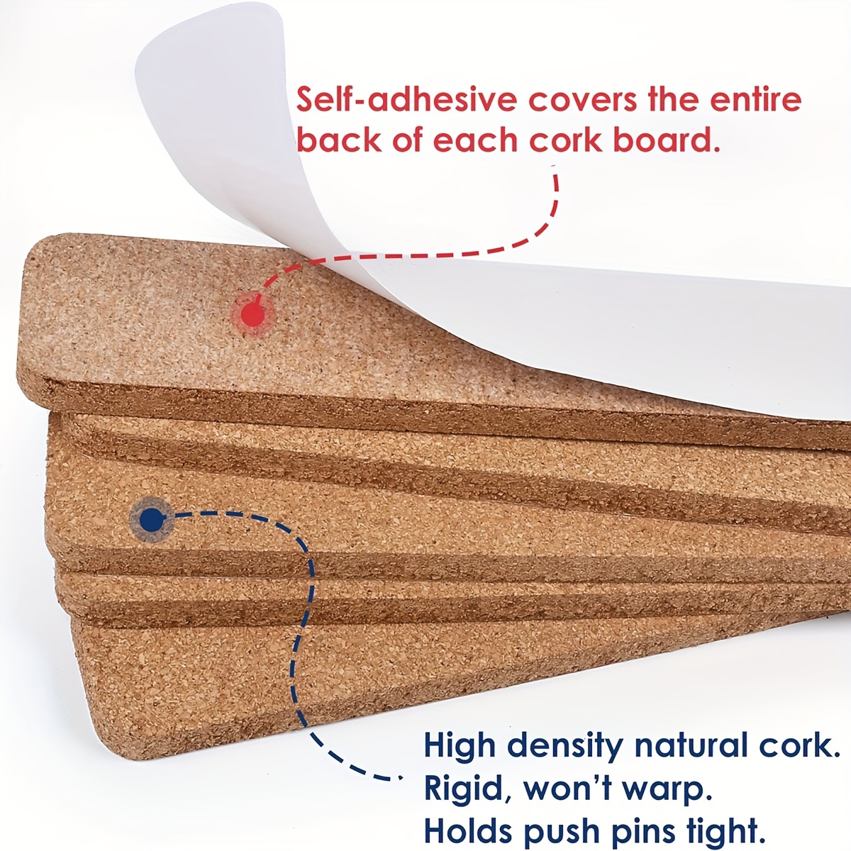 Long Cork Board Strips, Cork F - مراجعة Bulletin Board Cork وسعره